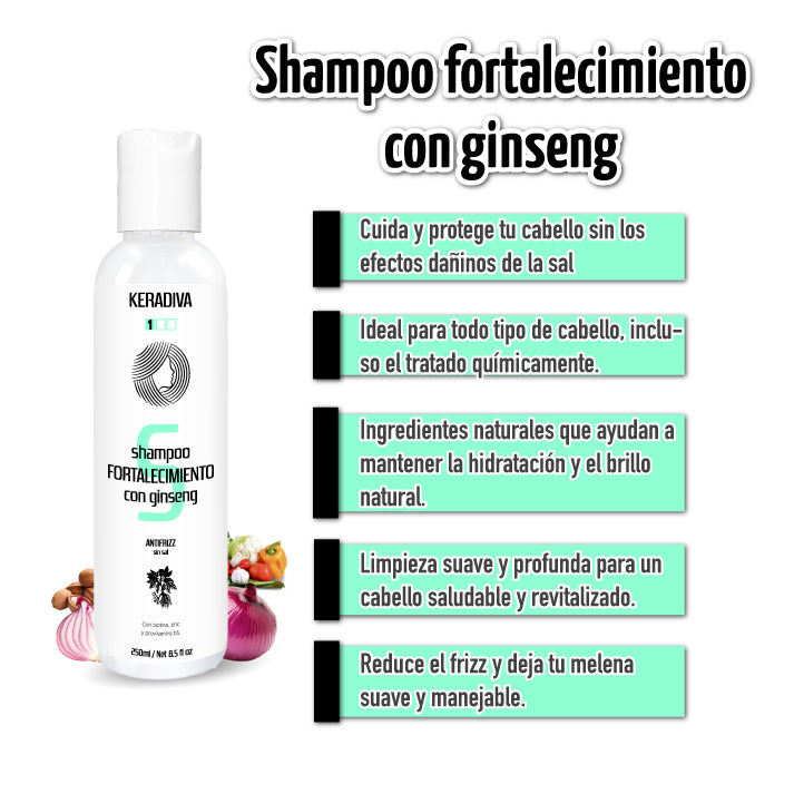 Shampoo Fortalecimiento Sin Sal